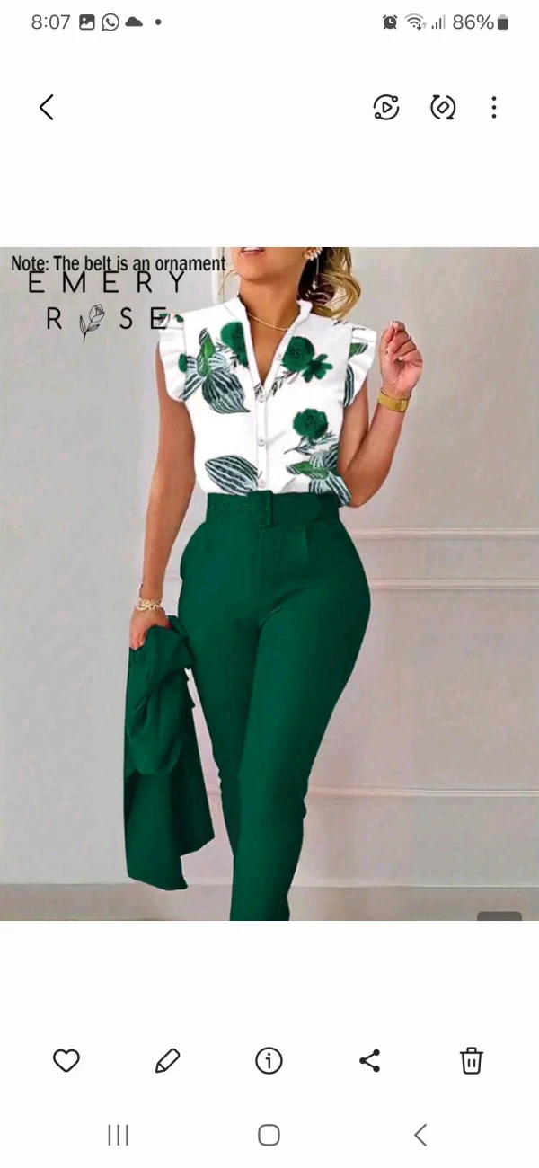 Conjunto M ( blusa y pantalón)'s foto | L&L Tienda Online |  BizneCubano