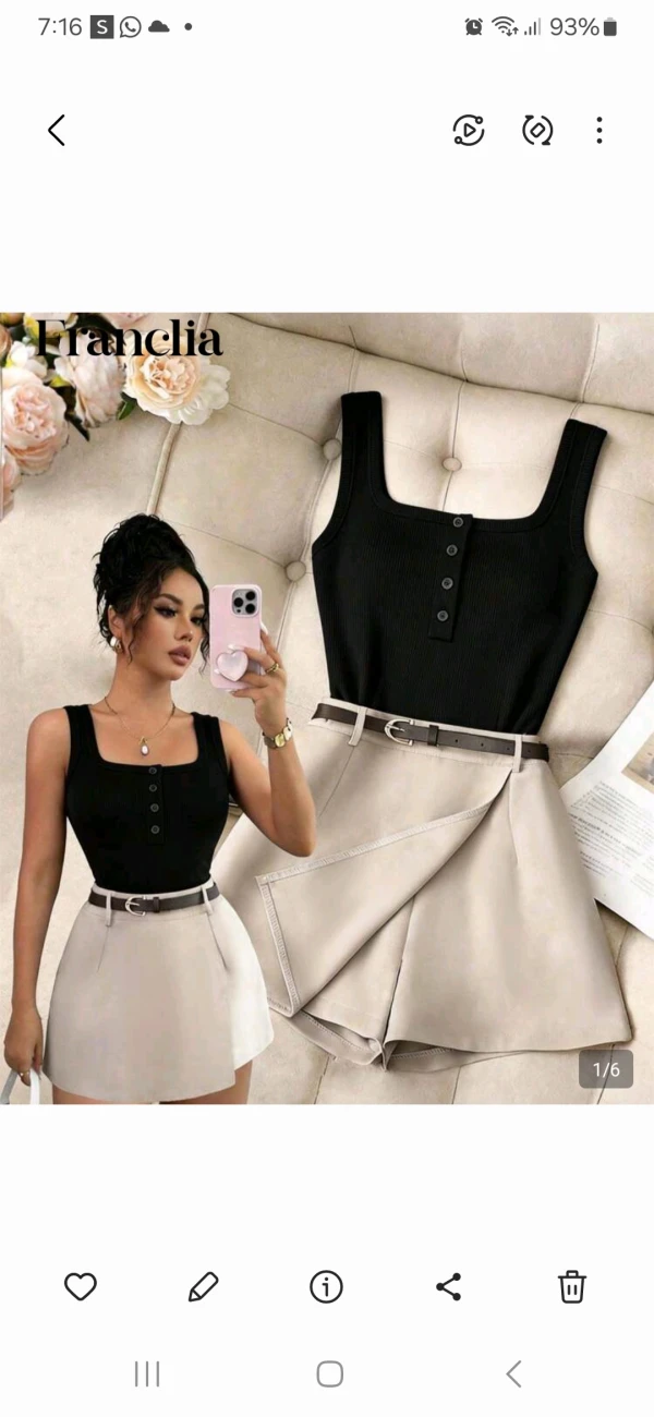 Conjunto ( con cinto) S's foto | L&L Tienda Online |  BizneCubano